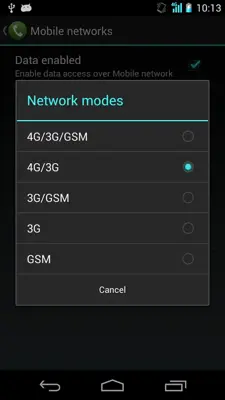 Signal Refresh 3G/4G/LTE/WiFi android App screenshot 1