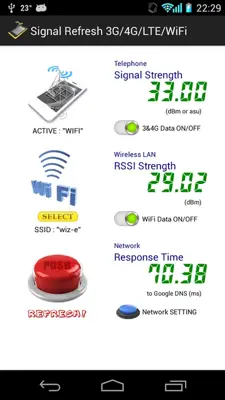 Signal Refresh 3G/4G/LTE/WiFi android App screenshot 3