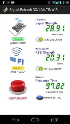 Signal Refresh 3G/4G/LTE/WiFi android App screenshot 6